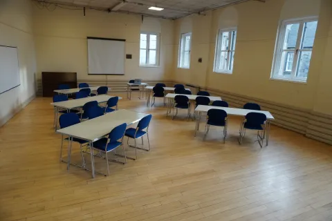 The Edinburgh Quaker Meeting House Hall - cabaret layout