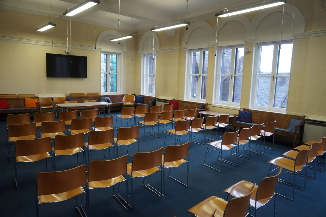 The Edinburgh Quaker Meeting House Meeting Room - theatre layout